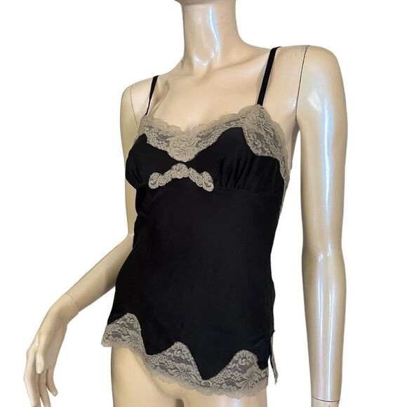 Vintage Express Design Studio Lace Black Camisole Tank - Picture 2 of 5